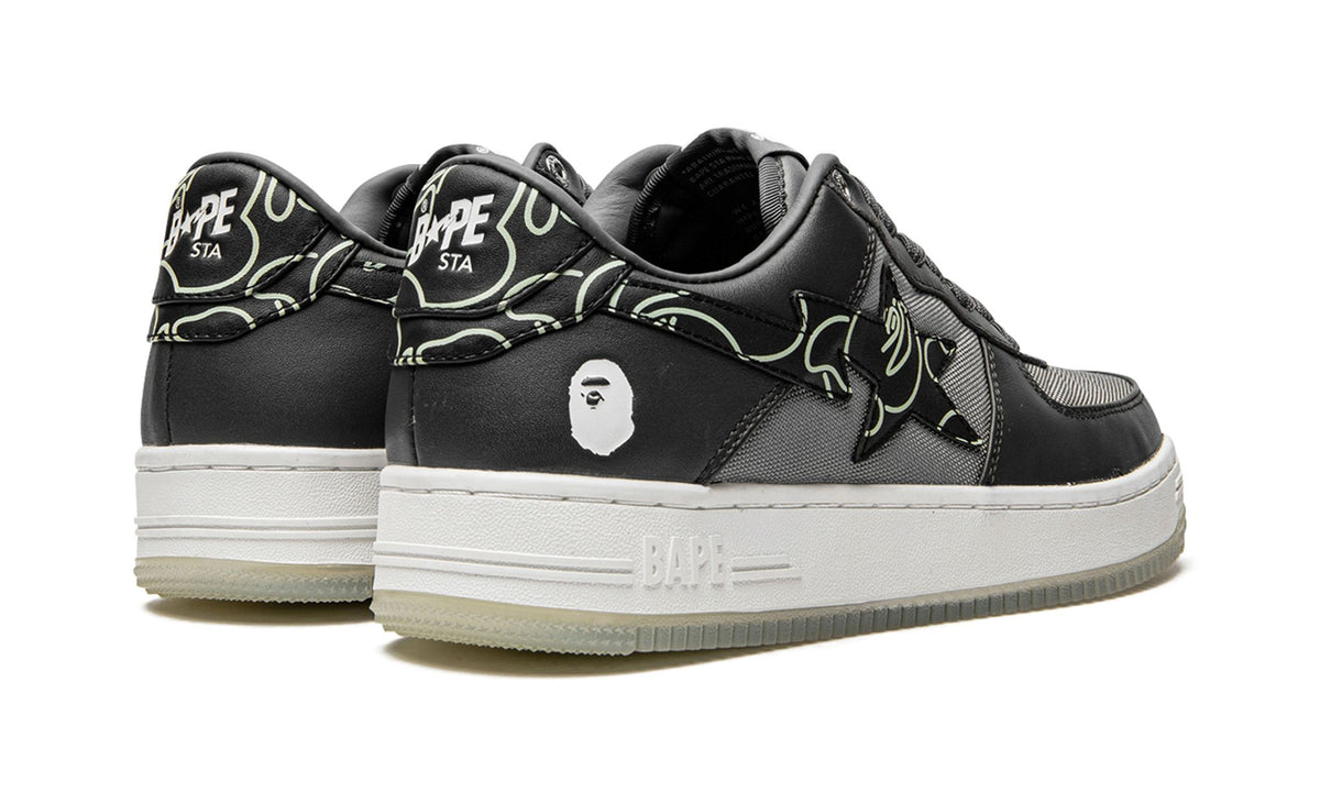 A Bathing Ape Bape Sta  "Text Code Camo" Charcoal