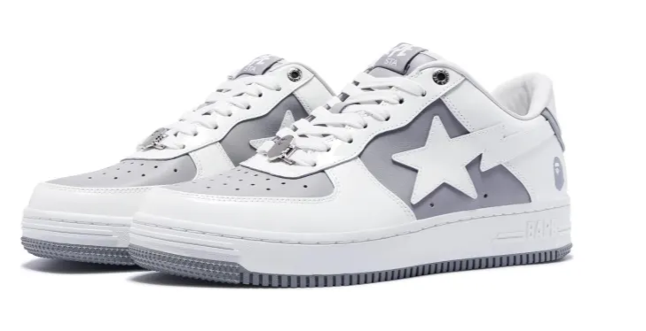 A Bathing Ape Bape Sta  "#6 Gray"